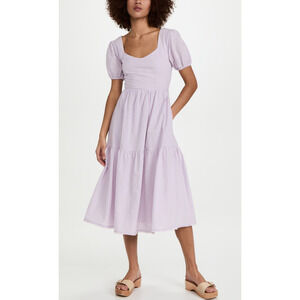 Lost + Wander 'In A Dream' Purple Midi Dress Size M
